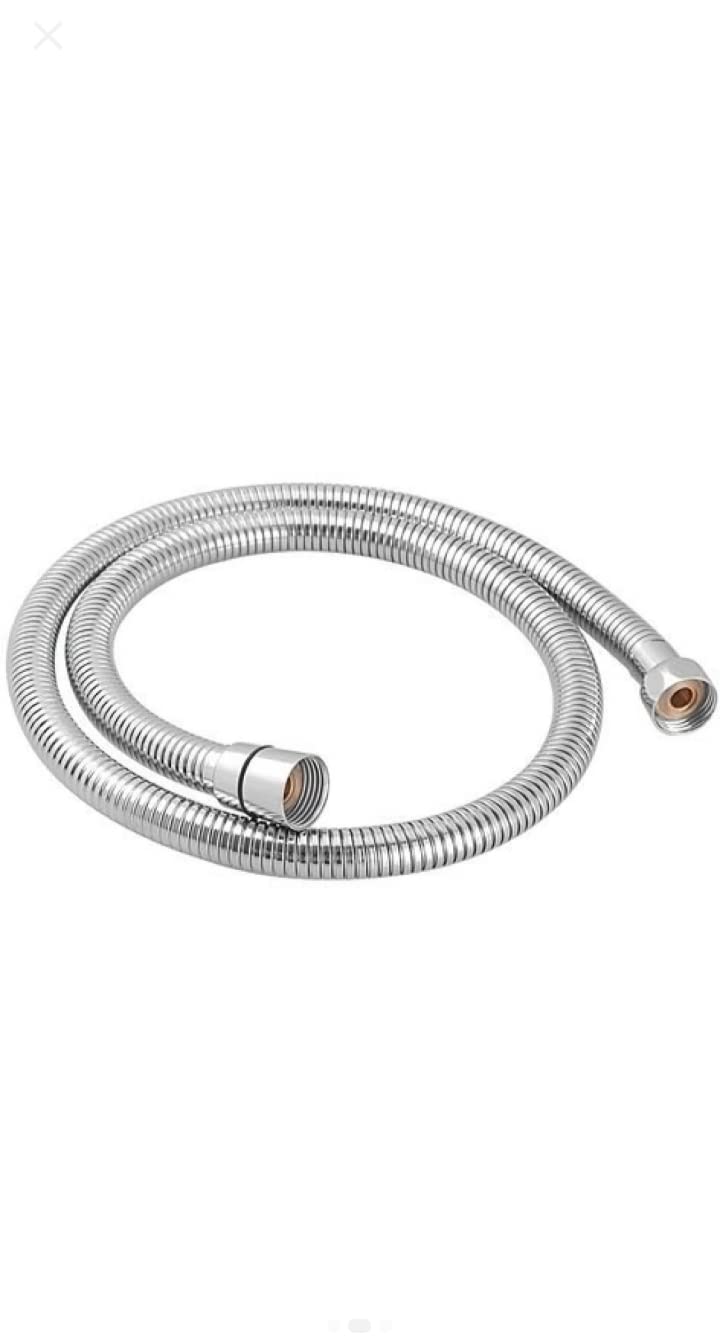 ABS Chrome Finish Heath Faucet Heavy Gun with 1 Meter Heavy Tube and 1 Wall Mount Hook Braided Rubber Hose for BathroomToilet - Image 4