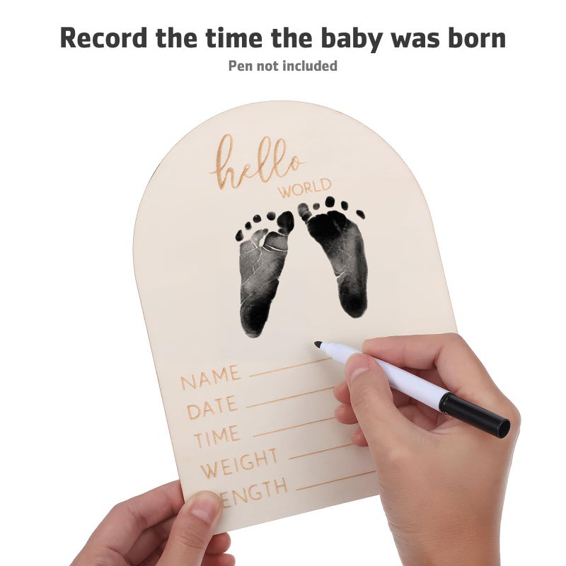 Wooden Sonogram Keepsake Picture Frame Boxwood Material 15cm X 10cm Nursery Photo Display - Image 5