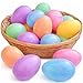 GiftExpress Pastel Color Easter Eggs 100 Piece Assorted Bulk 23 x 175 Plastic Eggs w Hinge Adult Kid Party Toys for Gift Baskets or Egg Hunt Decor - Image 2