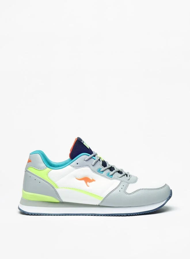 kangaROOS Men's Colourblock Sneakers with Lace-Up Closure