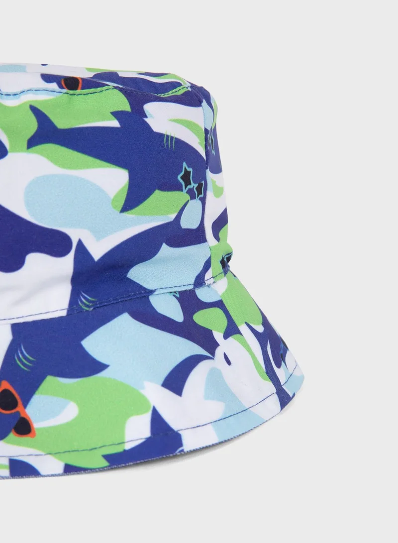 ديفاكتو Boy Gabardine Bucket Hat