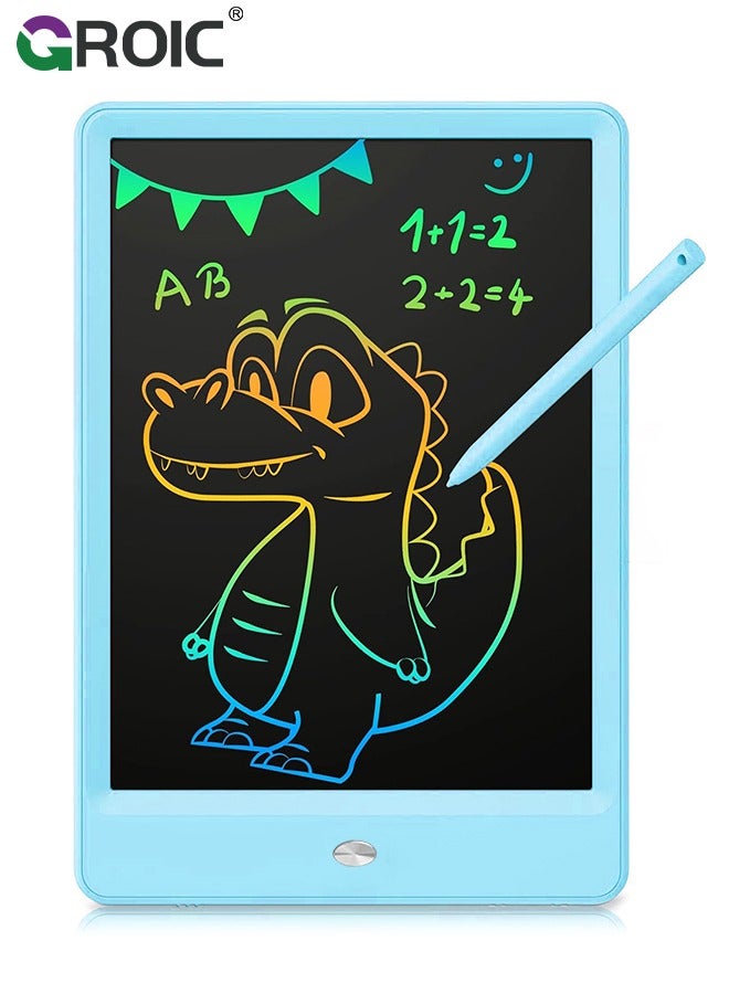 GROIC Blue LCD Writing Board, Portable Writing Tablet, Doodle Board Note Board with One-Key Erase and Portable Design for Kids, Students, Offices and Families - Image 1