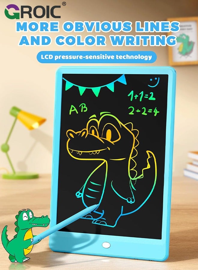 GROIC Blue LCD Writing Board, Portable Writing Tablet, Doodle Board Note Board with One-Key Erase and Portable Design for Kids, Students, Offices and Families - Image 3