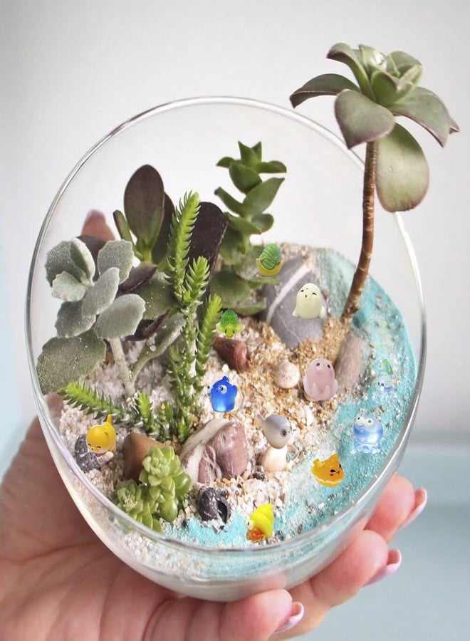HETRUUOP 55pcs Mini Ocean Resin Animals Plastic Animals Marine Miniature Aquarium Ornaments Decorations for DIY Fish Tank Potted Micro Fairy Garden Dollhouse (56PCS Marine Animal Set) - Image 2