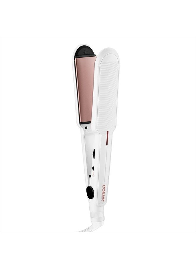 CONAIR Double Ceramic Flat Iron, 1 1/2-inch - Image 1
