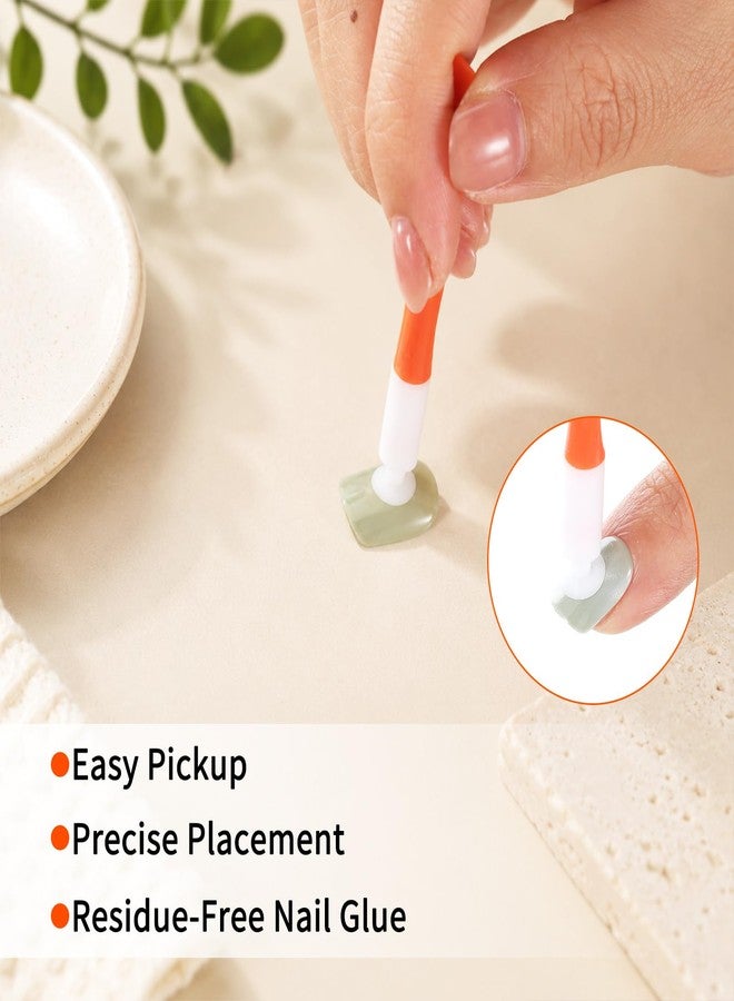 Psiriol 10PCS Press On Nail Tools, Dual-Ended Silicone Suction Cup Lifter(2.4 Inch) - Image 3