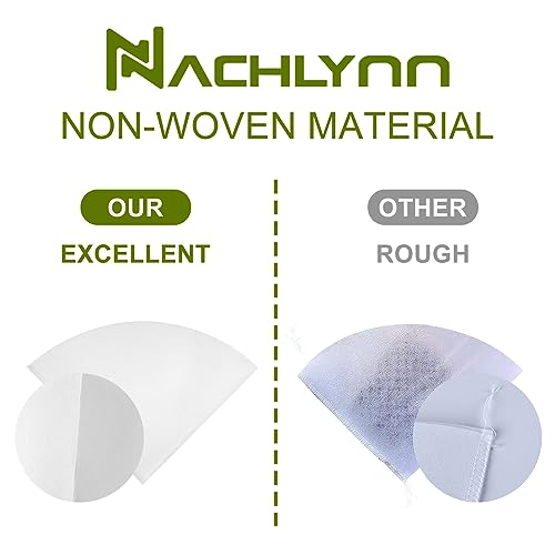 NACHLYNN Fryer Oil Filter, 50pcs Cooking Oil Filter 10 inch Non-Woven Filter Cones Grease Filter Cones Kitchen Oil Filters Maple Syrup Filters Beeswax Filters for Restaurant Kitchen Cafe Hotel - Image 2