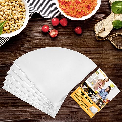 NACHLYNN Fryer Oil Filter, 50pcs Cooking Oil Filter 10 inch Non-Woven Filter Cones Grease Filter Cones Kitchen Oil Filters Maple Syrup Filters Beeswax Filters for Restaurant Kitchen Cafe Hotel - Image 3