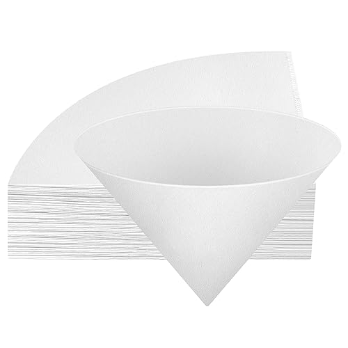 NACHLYNN Fryer Oil Filter, 50pcs Cooking Oil Filter 10 inch Non-Woven Filter Cones Grease Filter Cones Kitchen Oil Filters Maple Syrup Filters Beeswax Filters for Restaurant Kitchen Cafe Hotel - Image 1