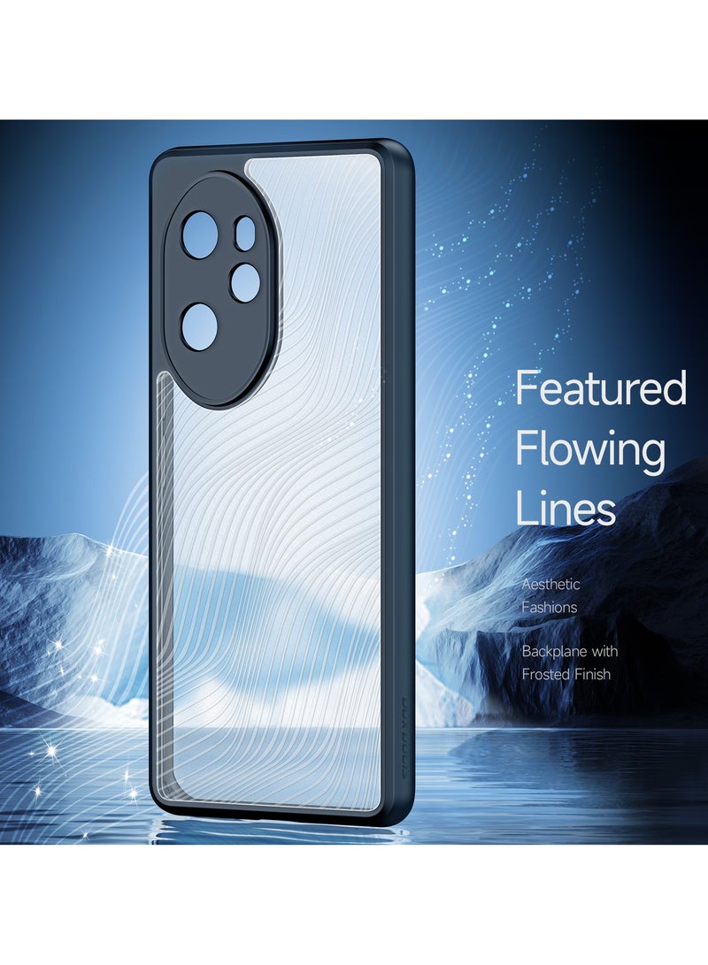 DUX DUCIS DUX DUCIS Aimo Cover for the Honor 100 Pro mobile phone slim, transparent matte cover made of TPU, polycarbonate, polypropylene, silicone - black  - Image 2