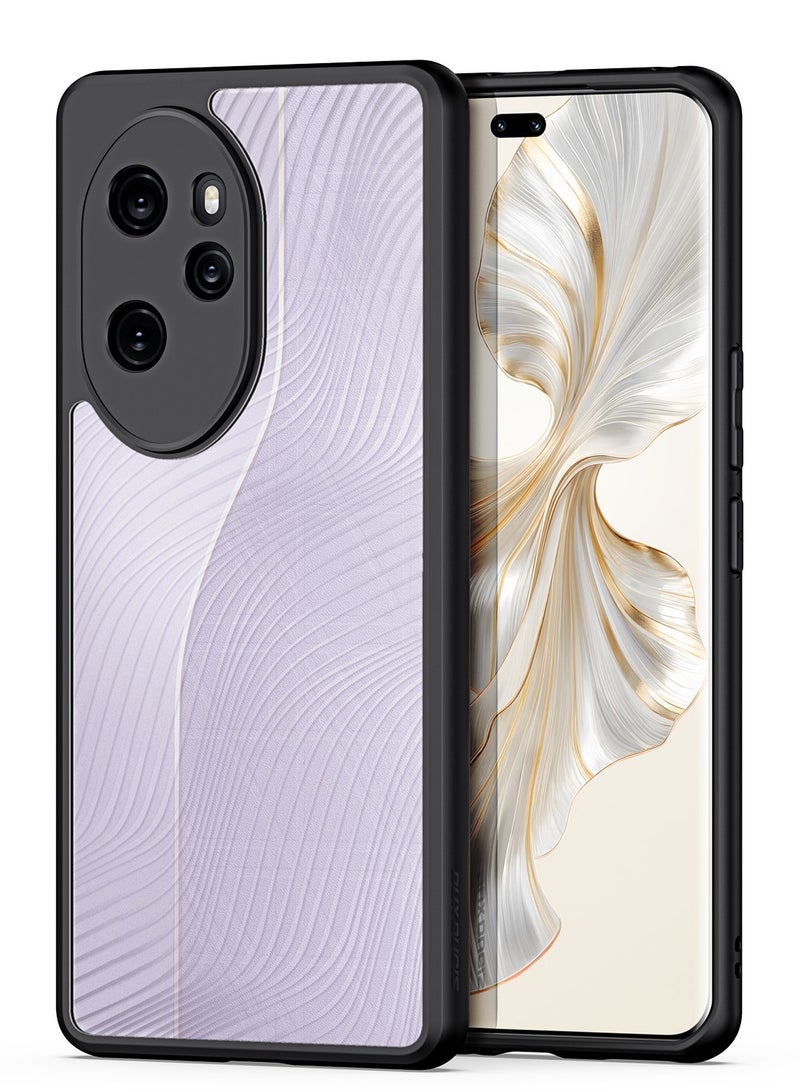 DUX DUCIS DUX DUCIS Aimo Cover for the Honor 100 Pro mobile phone slim, transparent matte cover made of TPU, polycarbonate, polypropylene, silicone - black  - Image 1