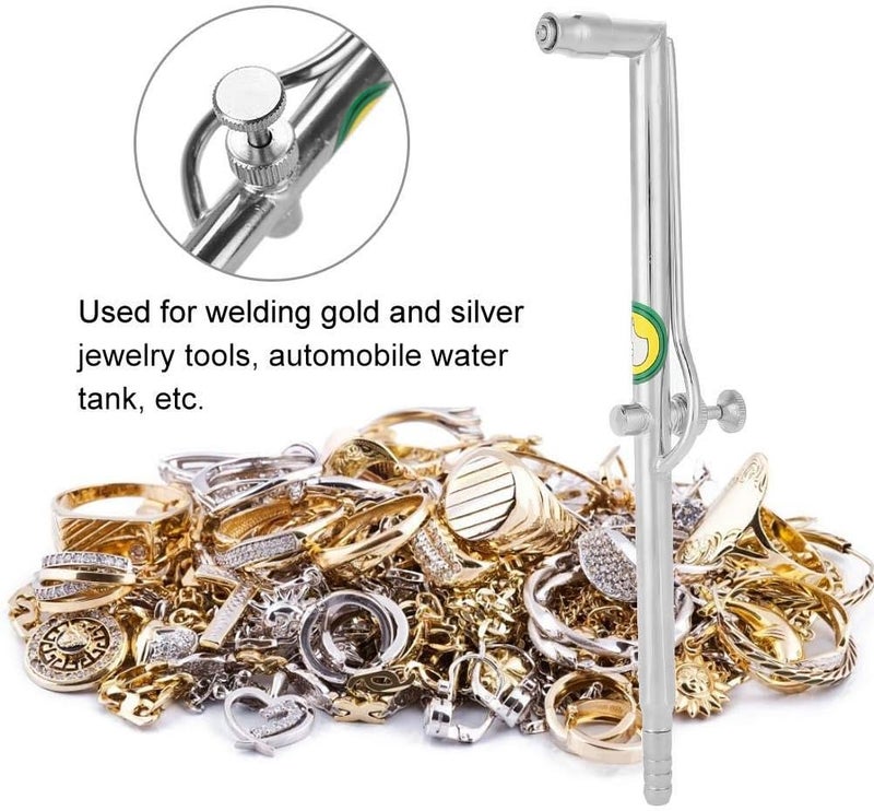 klarako Jewelry Gas Welding Torch, Practical Jewelry Making Equipment Copper Welding Torch Soldering Tool Flame Gun for Small Instruments, Tools, Toys, Component and Jewelry Repairing - Image 3
