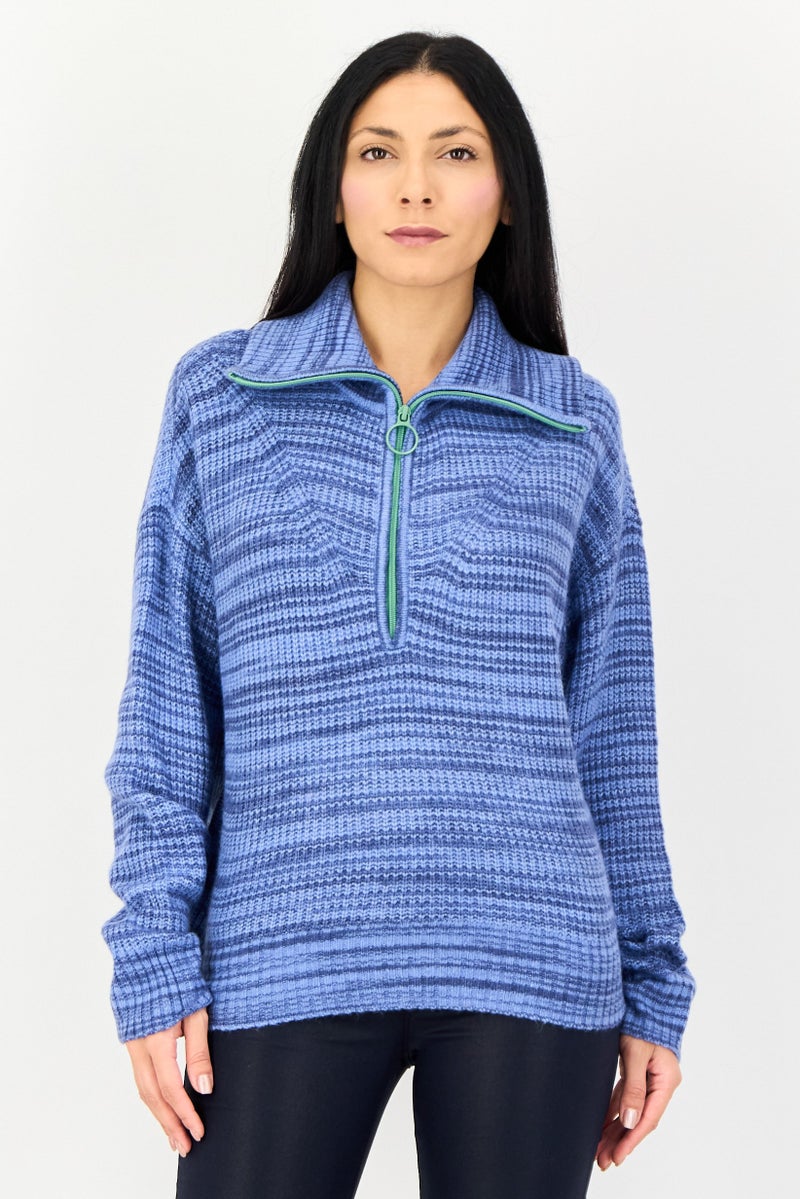 Aerie سويت شيرت نسائي برقبة سلحفاة، متعدد الألوان - Image 1