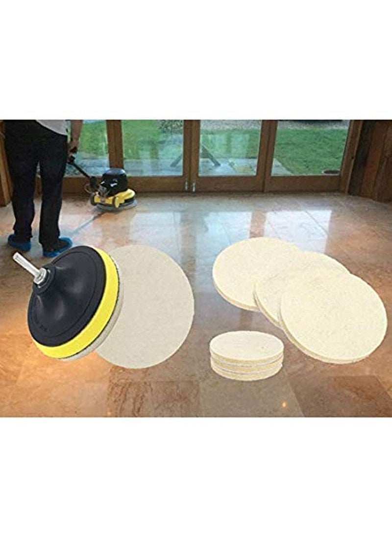 DIY Crafts Diy Crafts CTDIYHI57742 Buffer Set Felt Pad Wool Pad Sponge Pad Universal Drill Adapter for M1014 Connector Drill Setkit Pack of 1 Set 5 Set Multicolor  - Image 4