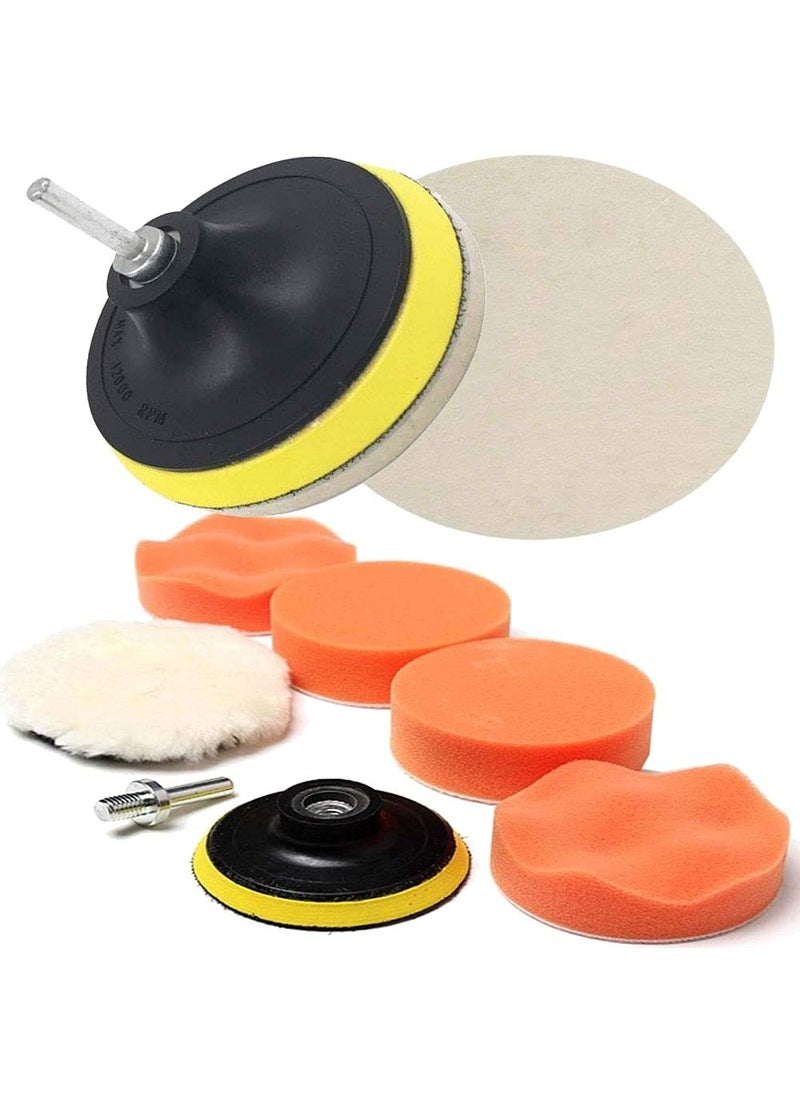 DIY Crafts Diy Crafts CTDIYHI57742 Buffer Set Felt Pad Wool Pad Sponge Pad Universal Drill Adapter for M1014 Connector Drill Setkit Pack of 1 Set 5 Set Multicolor  - Image 1