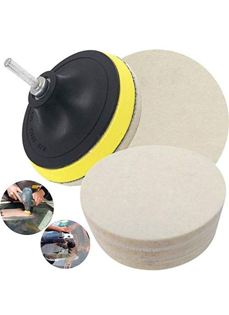 DIY Crafts Diy Crafts CTDIYHI57742 Buffer Set Felt Pad Wool Pad Sponge Pad Universal Drill Adapter for M1014 Connector Drill Setkit Pack of 1 Set 5 Set Multicolor  - Image 5