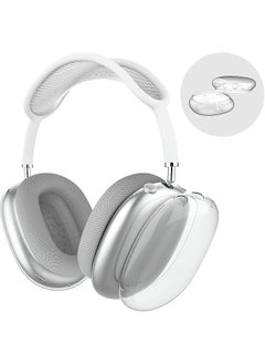 Compatible For Airpods Max Case Cover Silicone Transparent Protective Sleeve Waterproof Headphones Case Cover Airpods Max Accessories Clear Soft Skin For Airpod Max Durable Shell Clear
