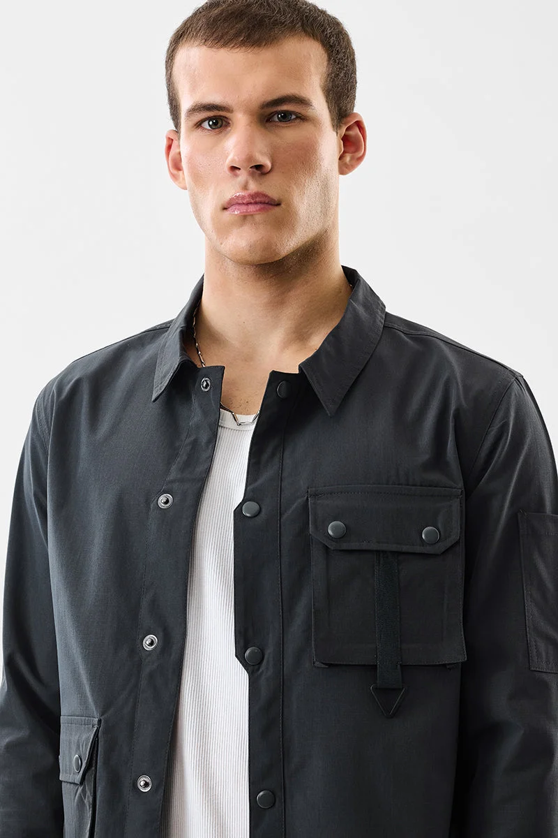 SNITCH جاكيت بأزرار كبس وجيبين