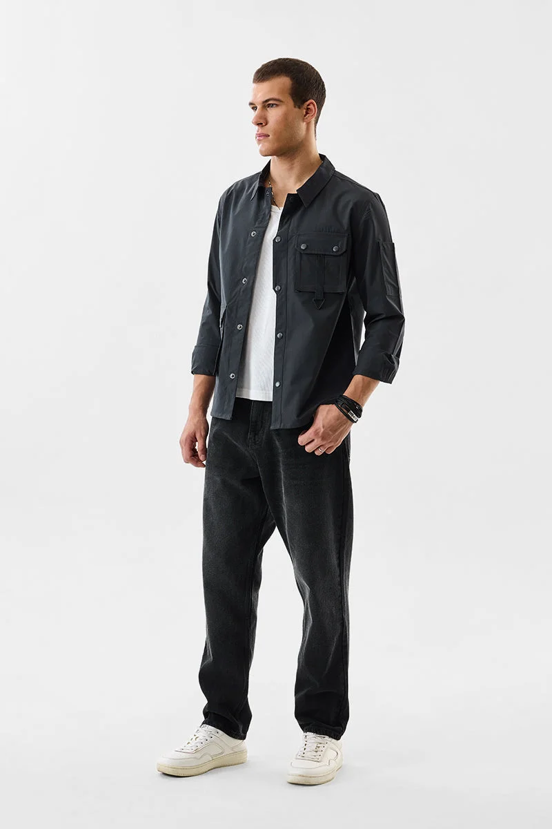 SNITCH جاكيت بأزرار كبس وجيبين