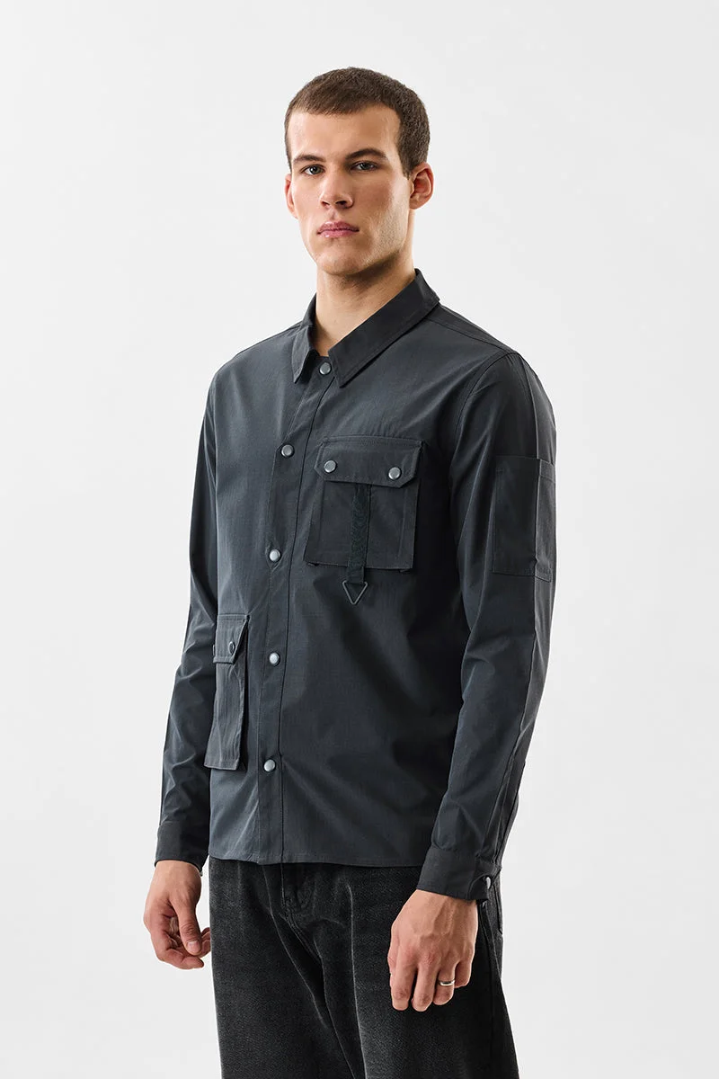 SNITCH جاكيت بأزرار كبس وجيبين