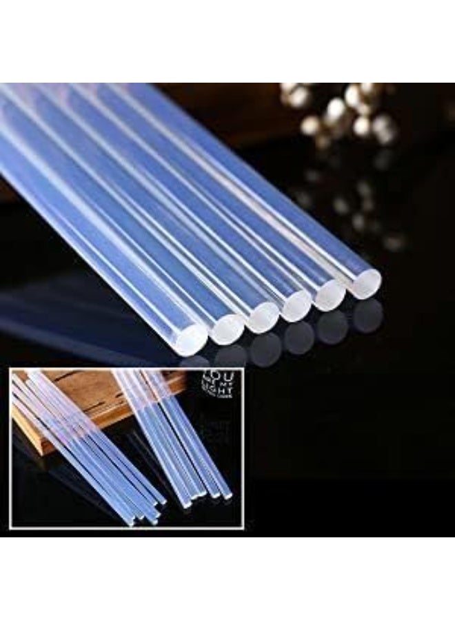 ABC Hot Melt Glue Gun Sticks 27CM - 10MM (20PCS) , Clear Multi Purpose Strong Adhesive Glue Sticks, Compatible with High & Low Temperature Glue Guns, Ideal for Metal, Wood, Glass, Fabric, Plastic, Ceramics & Crafts - Image 2