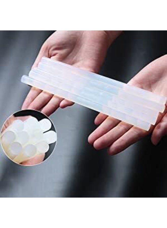 ABC Hot Melt Glue Gun Sticks 27CM - 10MM (20PCS) , Clear Multi Purpose Strong Adhesive Glue Sticks, Compatible with High & Low Temperature Glue Guns, Ideal for Metal, Wood, Glass, Fabric, Plastic, Ceramics & Crafts - Image 3