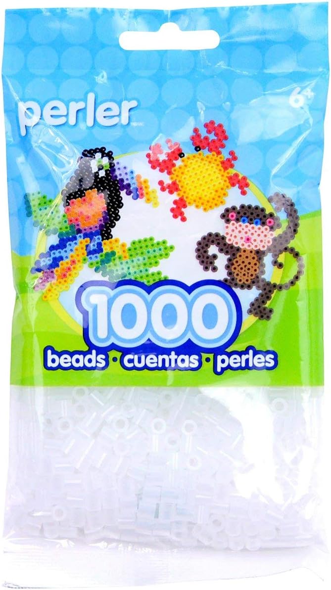 Beads Fuse Beads for Crafts, 1000pcs, Clear, Small