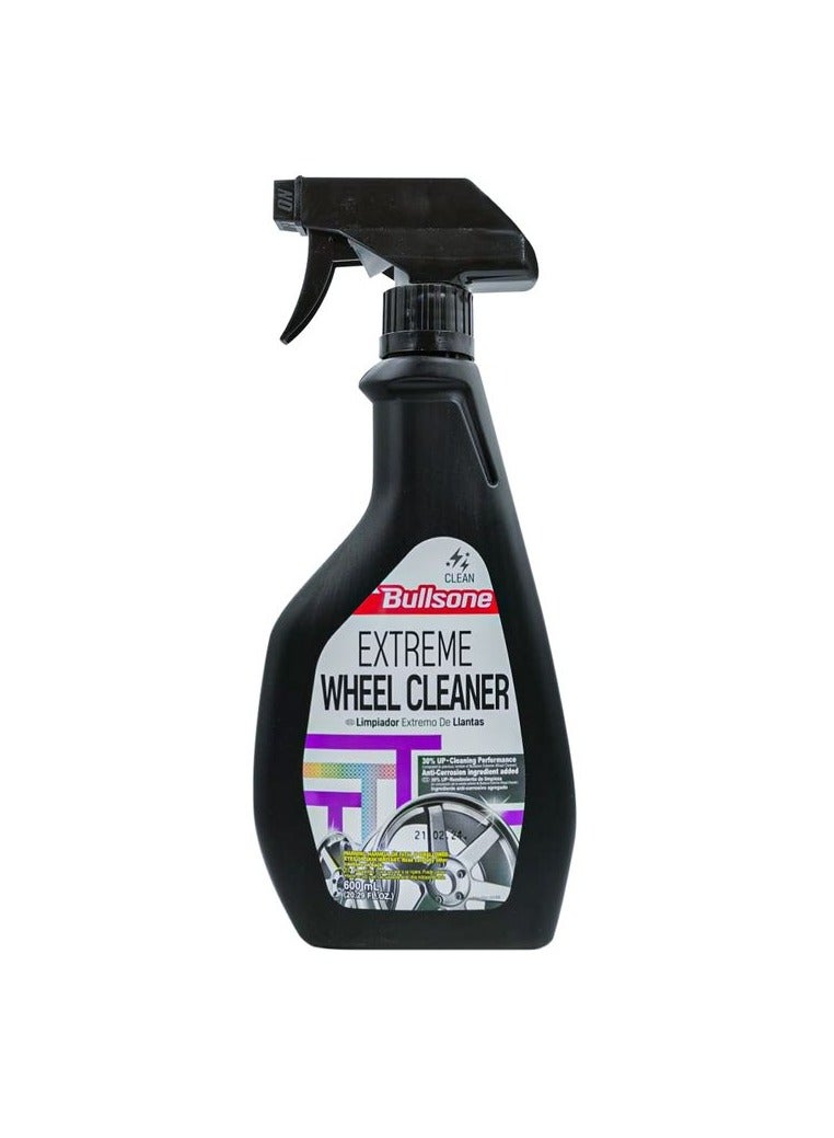 Bullsone Car Alloy Wheel Cleaning Spray Anti-Corrosion Ingredient added Wheel Spray 600 ml Bullsone Extreme Wheel Cleaner - Image 1