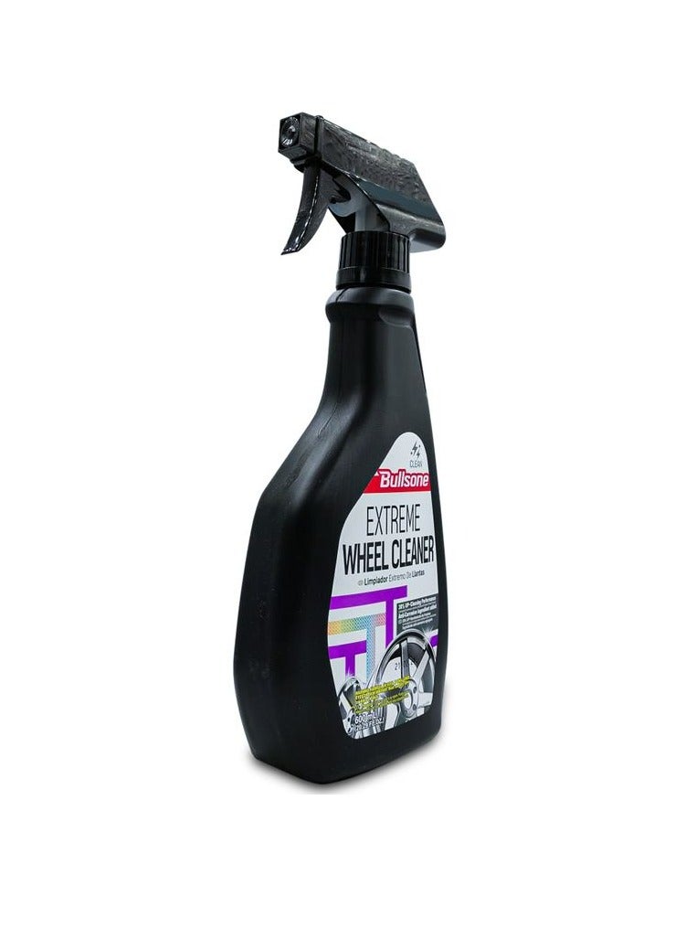 Bullsone Car Alloy Wheel Cleaning Spray Anti-Corrosion Ingredient added Wheel Spray 600 ml Bullsone Extreme Wheel Cleaner - Image 2