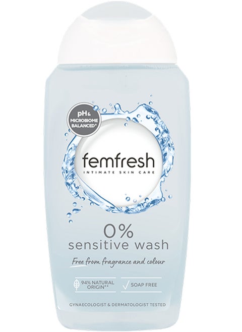 Femfresh 0% Sensitive Intimate Wash 250ml