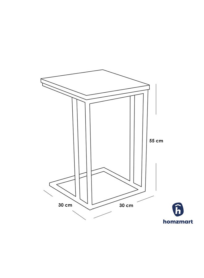 Homzmart Metal and Porcelain Console Tables Set 5 Pieces - Gold and White - Image 3