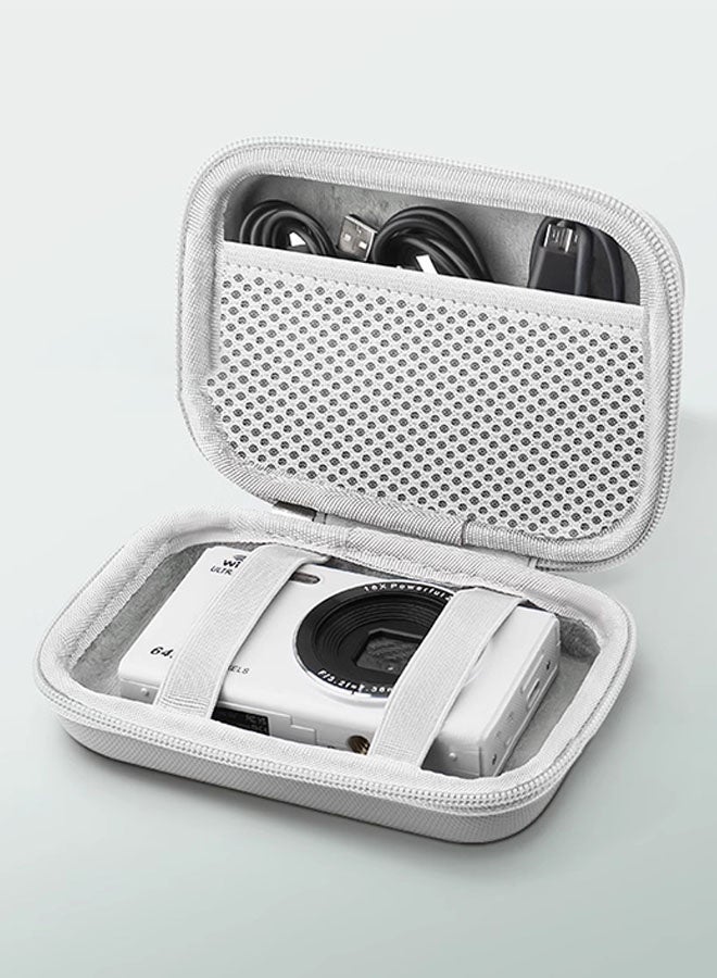 Camera Case for Canon PowerShot G7 X Mark III/PowerShot G7 X Mark II 4K Vlogging Camera, Point and Shoot Vlogging Camera Bag Carrying Case, Mesh Pocket fits USB Cable, Batteries, Blue - Image 2