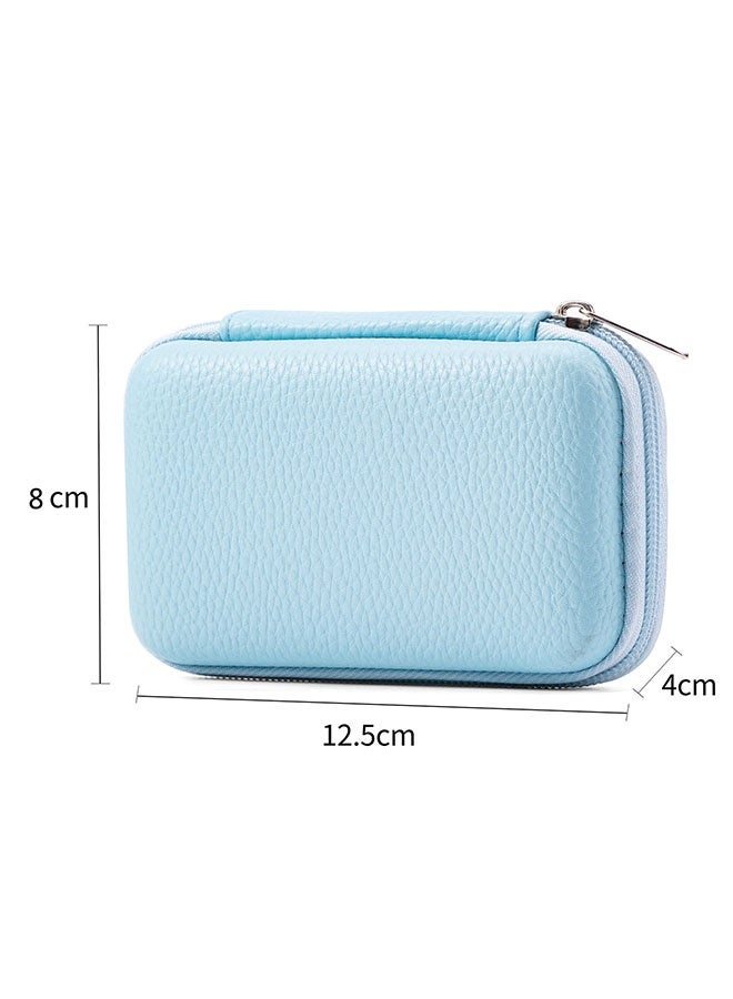 Camera Case for Canon PowerShot G7 X Mark III/PowerShot G7 X Mark II 4K Vlogging Camera, Point and Shoot Vlogging Camera Bag Carrying Case, Mesh Pocket fits USB Cable, Batteries, Blue - Image 4