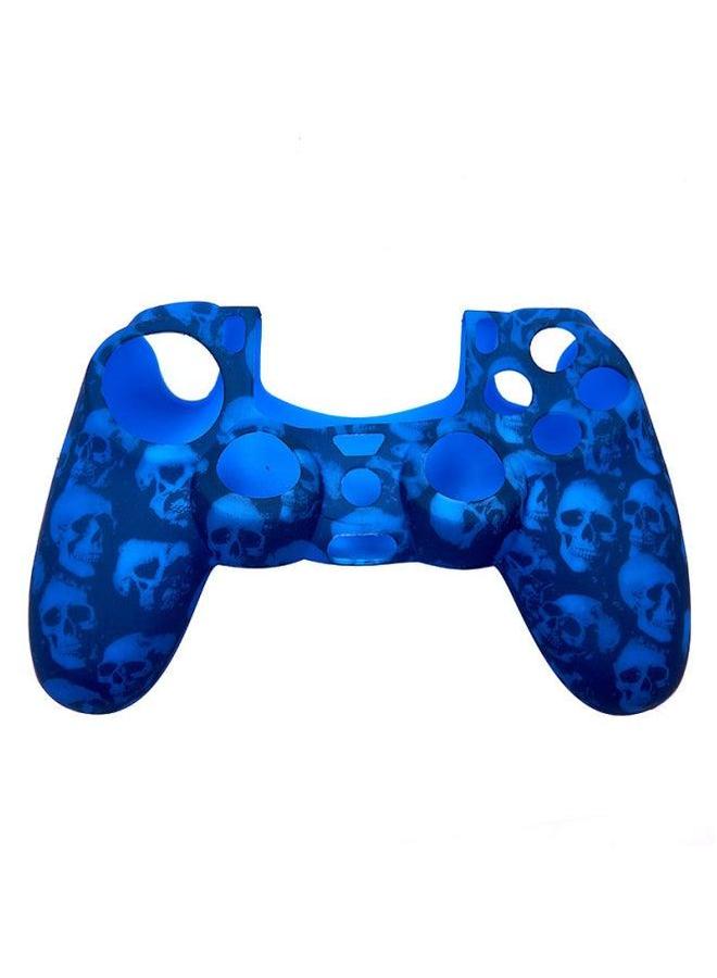 Spot Shenzhen Price PS4 Game Console Handle Non-slip Silicone Cover Skull Watermark Suit Protection Cover-Product Color:Yellow  - Image 4