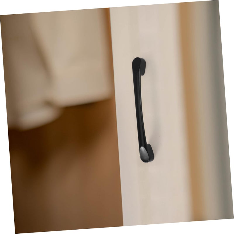 Black Zinc Alloy Cabinet Pulls And Knobs Drawer Handles Size 13 60X2 20X1 50CM - Image 5