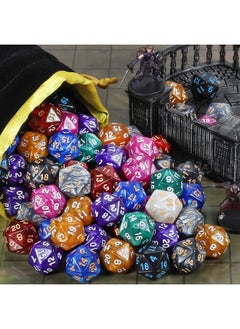 Dnd Polyhedral Dice (100Pcs) With A Dice Bag Compatible With Dungeons And Dragons Dnd Rpg Mtg Role Playing Table Games (D20 Dice, 10 Colors-100 Pcs) - pzsku/Z858F54D6D3471BB27F03Z/45/_/1734347545/70c6afbd-a3e3-4b48-a2ae-607b38674dd9