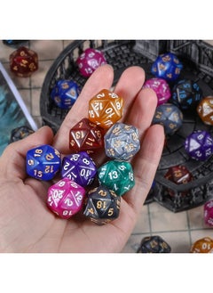 Dnd Polyhedral Dice (100Pcs) With A Dice Bag Compatible With Dungeons And Dragons Dnd Rpg Mtg Role Playing Table Games (D20 Dice, 10 Colors-100 Pcs) - pzsku/Z858F54D6D3471BB27F03Z/45/_/1734347549/4f1b5517-c5a1-4d91-95a7-043cd01fbe56