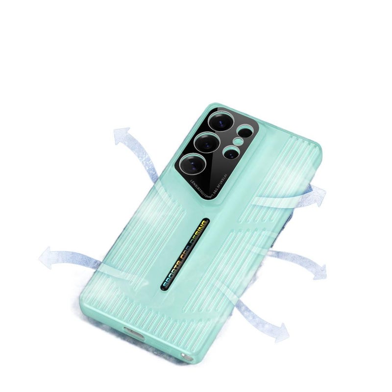 غطاء واقي | حماية من السقوط | ملمس ناعم | بنفسجي PC | مقاوم للصدمات لـ Samsung Galaxy S24 Ultra - Image 5