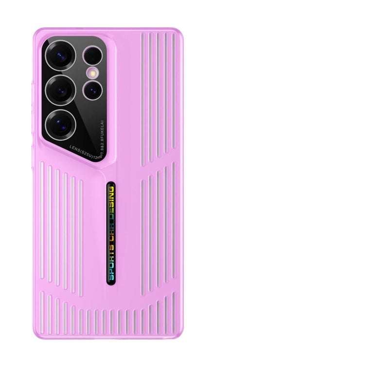 غطاء واقي | حماية من السقوط | ملمس ناعم | بنفسجي PC | مقاوم للصدمات لـ Samsung Galaxy S24 Ultra - Image 1