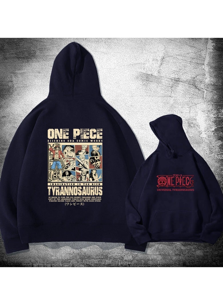 KUYING New One Piece Casual Loose Hooded Sweatshirt  - Image 1