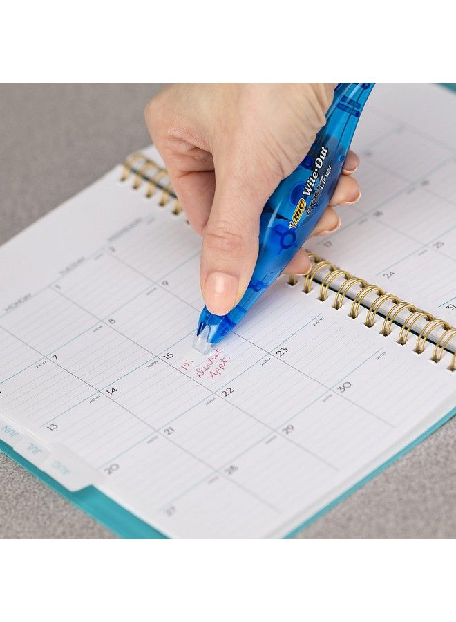 Bic قلم تصحيح شريط لاصق وايت أوت إكزاكت غير قابل لإعادة التعبئة 1/5 بوصة × 236 بوصة (Woelp11) - Image 5