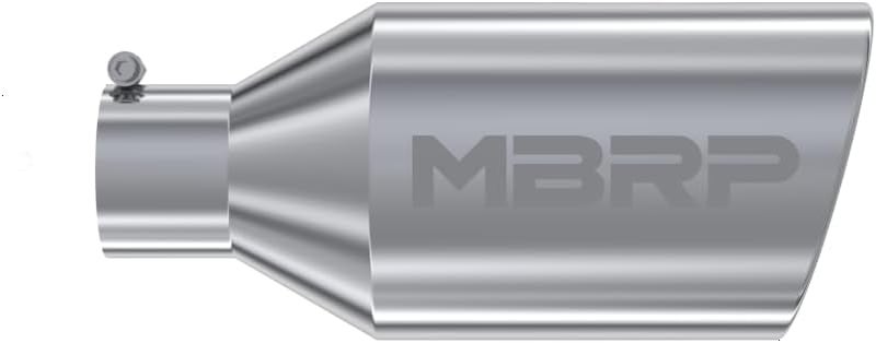 MBRP T5128 T304 Stainless Steel Exhaust Tip - 4" Inlet, 18" Length, 8" Outer Diameter - Image 2