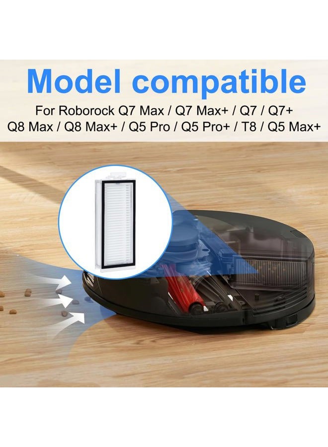Fixbetter Hepa Filter for Roborock Q5 Max+/Q7 Max/ Q7 Max+/ Q7/ Q7+/ Q8 Max/ Q8 Max+/Q5 Pro/ Q5 Pro+/ T8 Robot Vacuum Cleaner Replacement Part, Filter Washable and Reusable, Provides Stronger Suction Power - Image 2