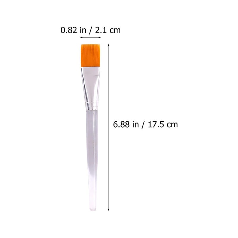 4 Piece Face Mask Brush Set With Handle Medium Length Beauty Tools For Skincare - Image 3