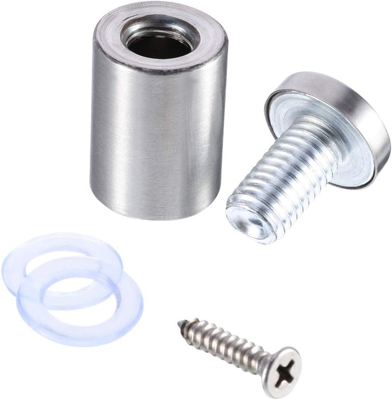eBoot 34 x 1 Inch Sign Holders Standoff Screws Wall Standoff Holders Screws Mount Hardware Advertising Glass Acrylic Standoff Stainless Steel Nail 12  - Image 5