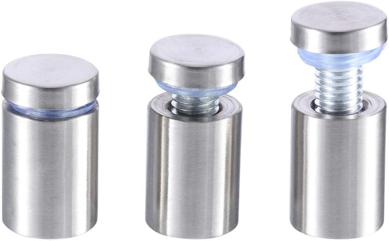 eBoot 34 x 1 Inch Sign Holders Standoff Screws Wall Standoff Holders Screws Mount Hardware Advertising Glass Acrylic Standoff Stainless Steel Nail 12  - Image 4