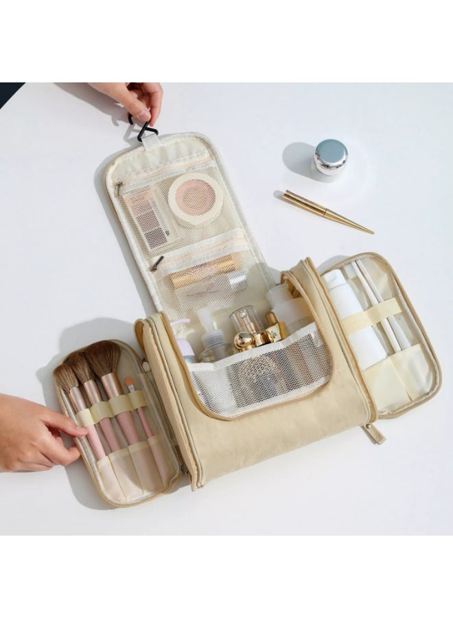 Beautify Large Capacity Hanging Travel Toiletry Bag with Multi-Compartment Design and Hook Organizer - Image 2