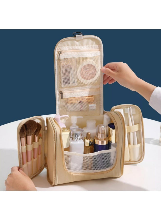 Beautify Large Capacity Hanging Travel Toiletry Bag with Multi-Compartment Design and Hook Organizer - Image 4
