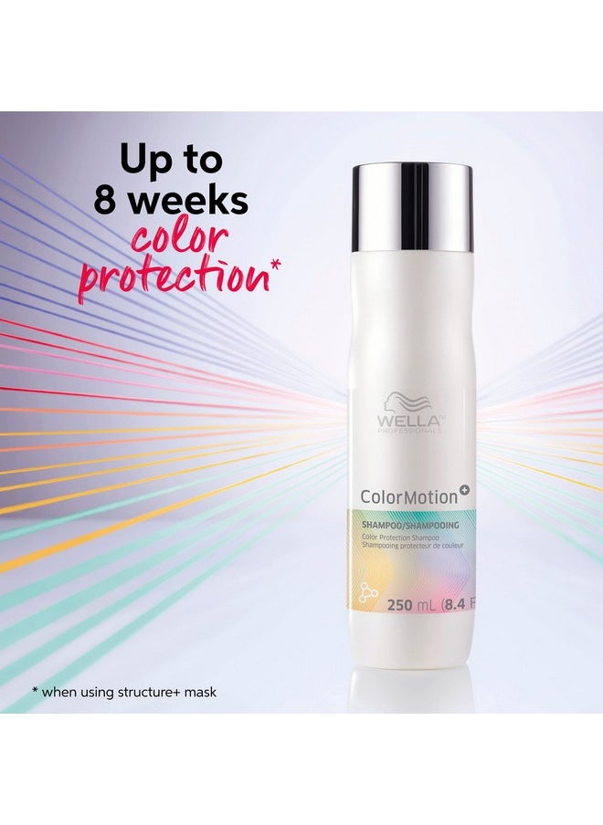 Wella Professionals Colormotion+ Colour Protection Shampoo | 250 Ml | Hair Cleanser For Coloured Hair | For Vibrant Shine & Smoothness | Anti Colour Fading  - Image 2
