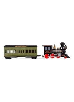 Generic Remote Control Track Train Set with Real Smoke, Music & Lights - Electric Train Toy Gift Toys for 3 4 5 6 7 8+ Year Old Kid  - Image 1